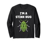 Cute Little Minimalist Insect Simple I'm a Stink Bug Maglia a Manica