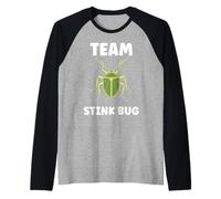 Cute Little Minimalist Insect Simple Team Stink Bug Maglia con Maniche Raglan