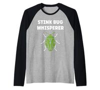 Cute Little Minimalist Insect Simple Whisperer Stink Bug Maglia con Maniche Raglan