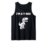 Cute little minimalist tyrannosaurus dinosaur i'm a t-rex Canotta