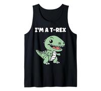 Cute little minimalist tyrannosaurus dinosaur i'm a t-rex Canotta