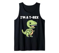 Cute little minimalist tyrannosaurus dinosaur i'm a t-rex Canotta