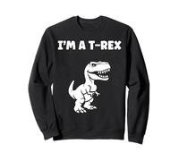 Cute little minimalist tyrannosaurus dinosaur i'm a t-rex Felpa