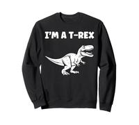Cute little minimalist tyrannosaurus dinosaur i'm a t-rex Felpa