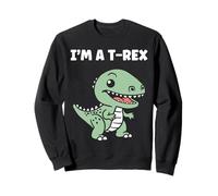 Cute little minimalist tyrannosaurus dinosaur i'm a t-rex Felpa