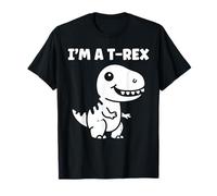 Cute little minimalist tyrannosaurus dinosaur i'm a t-rex Maglietta