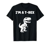 Cute little minimalist tyrannosaurus dinosaur i'm a t-rex Maglietta