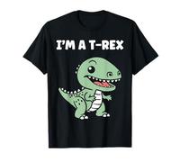Cute little minimalist tyrannosaurus dinosaur i'm a t-rex Maglietta