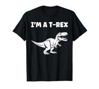 Cute little minimalist tyrannosaurus dinosaur i'm a t-rex Maglietta