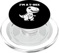 Cute little minimalist tyrannosaurus dinosaur i'm a t-rex PopSockets PopGrip per MagSafe