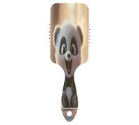 Cute Little Panda Cuscino Spazzola Per Capelli Pettine Anti Statico, Spazzola Per Capelli Sano, Spazzola Da Viaggio Donne