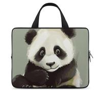 Cute Little Panda - Custodia protettiva per computer portatile da 12 pollici, per viaggi d'affari o tablet