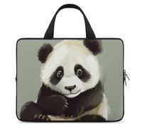 Cute Little Panda - Custodia protettiva per computer portatile da 13 pollici, per viaggi d'affari o tablet
