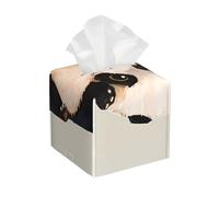 Cute Little Panda Print - Custodia per fazzoletti in pelle, organizer pieghevole per bagno, soggiorno, scrivania, ufficio, auto e altro ancora