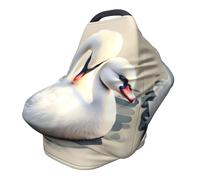Cute Little Swan - Coprisedia versatile per passeggino o allattamento, appositamente progettato per il tuo bambino