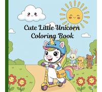 Cute Little Unicorn: Coloring Book