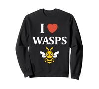 Cute Little wasp Funny Minimalist Simple i love wasps Felpa