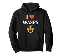 Cute Little wasp Funny Minimalist Simple i love wasps Felpa con Cappuccio