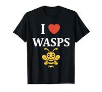 Cute Little wasp Funny Minimalist Simple i love wasps Maglietta