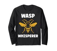 Cute Little wasp Funny Minimalist Simple Whisperer wasp Maglia a Manica