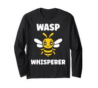 Cute Little wasp Funny Minimalist Simple Whisperer wasp Maglia a Manica
