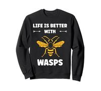 Cute Little wasp Simple Funny life is better with wasps Felpa