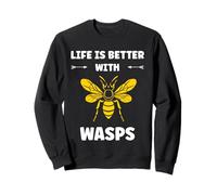 Cute Little wasp Simple Funny life is better with wasps Felpa