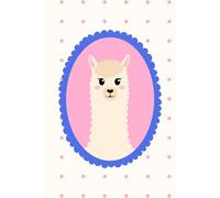 Cute Llama Graph Paper Notebook - Kawaii Alpaca Journal with Polka Dot Cover 6x9, 150 Grid Pages, Adorable Animal Notebook: Sweet Llama Portrait with ... Pages for Notes, School, and Everyday Writing