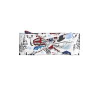 Cute London Print - Fascia per capelli con fiocco, delicata e sensibile, per neonati, in nylon elastico
