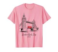 Cute Londra Ragazze Viaggio 2026 Vacanze Queen Vacay Maglietta