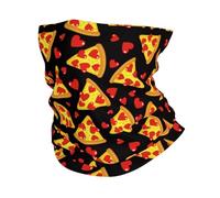 Cute Love Pizza 26X30Cm Durevole Ghetta da Collo Protezione UV Headwrap per Yoga Uomo Outdoor