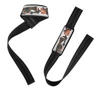 Cute Magician Anime Girl Lift Straps Neoprene imbottito Deadlift Strap per sollevamento pesi, palestra, stacco da terra, allenamento