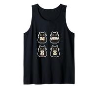 Cute Mahjong Cat Graphics for Cat Lovers Mahjong Players Canotta