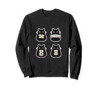Cute Mahjong Cat Graphics for Cat Lovers Mahjong Players Felpa