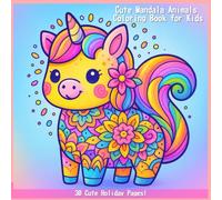 Cute Mandala Animals Coloring Book for Kids: 30 Adorable Animal Designs from the Luna Kawaii Studio Kids Coloring Series