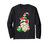 Cute Melon Fruit Lover for GNOME Lover Watermelon GNOME Maglia a Manica