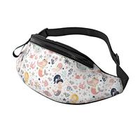 Cute Mermaid Girl Crossbody Bag Runner Piccolo Hip Running Sport Sottile Alla moda Per Jogging Escursionismo Donna