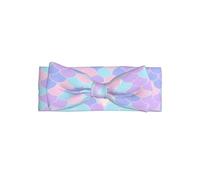 Cute Mermaid Tattoo Print Baby Bow Headband - Morbido & Elastico Nylon Headbands Delicate Princess Hair Accessories