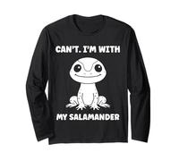 Cute Minimalist Salamanders Simple Can't with My Salamander Maglia a Manica
