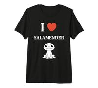 Cute Minimalist Salamanders Small Simple i Love Salamander Maglietta Premium