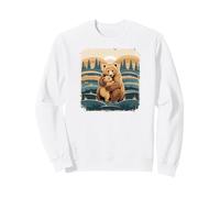 Cute Mom Bear Cub Grizzly Bears Wildlife Mountains Animal Felpa