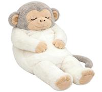 Cute Monkey Sleep Sack, Plush Camping Sleeping Bag, Soft Lining with Warm Insulation, Adult Sleeping Bag for Travel Backpacking Hiking, Cartoon Bags with Fun Style, Warm Sleep Sack for Men Women