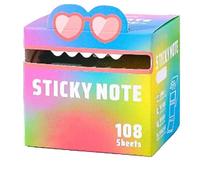 Cute Monster Pattern Sticky Note 105 Sheets/Roll, Creative Multi Purpose Sticky Note, Notepads Stationery, Small to Do List, Office School Tab Supplies (1 color J)