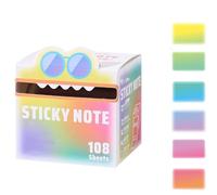 Cute Monster Pattern Sticky Note, Fun Pastel Pull-Out Memo Pads, Vibrant Gradient Design, Notepads Stationery, Small to Do List, Office Tab Supplies (1pc*c)