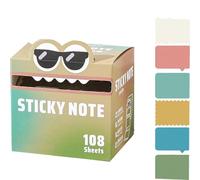 Cute Monster Pattern Sticky Note, Fun Pastel Pull-Out Memo Pads, Vibrant Gradient Design, Notepads Stationery, Small to Do List, Office Tab Supplies (1pc*b)