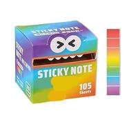 Cute Monster Pattern Sticky Note, Fun Pastel Pull-Out Memo Pads, Vibrant Gradient Design, Notepads Stationery, Small to Do List, Office Tab Supplies (1pc*f)