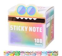 Cute Monster Pattern Sticky Note, Funny Pastel Animal Notes, Pull-Out Memo Pads, Creative Multi Purpose Sticky Note, Pretty Notes, Small To Do List (A)