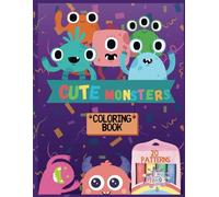 Cute Monsters Coloring Book: A Fun and Creative Activity Book for Kids