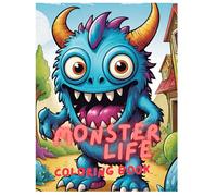 Cute Monsters coloring book: Creative Activity Book for Kids