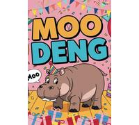 Cute Moo Deng Baby Pygmy Hippo with Christmas New Year Theme Notebook: Moo Deng baby hippo with Christmas New year design cover ,6x9 inch ,120 Blank ... Perfect gift for children teens and adults
